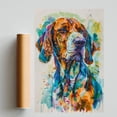 thumbnail image 2 of American English Coonhound Dog Art Print Poster, Wall art Painting Decor American English Coonhound Dog Decor Artwork For Bedroom Living Room Bathroom Decor, 2 of 6