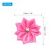 thumbnail image 2 of Uxcell 1.2 Inch Small Ribbon Flowers Satin Ribbon Flowers Mini Fabric Flowers Rose Pink 50 Pcs, 2 of 7