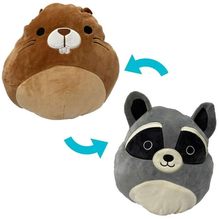 Squishmallows Flip-a-Mallows Chip & Rocky Plush