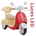 thumbnail image 3 of Moto Eléctrica Dodo Kids Bpmx688 Montable Niños 6v Rojo, 3 of 8