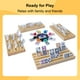 thumbnail image 4 of Juego de dominó Mexican Train Gonoelec Double 12 para adultos, 4 of 8