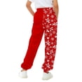 thumbnail image 4 of XQYLOS Unisex Christmas Jogger Pants Baggy Elastic Waist 3-14Yrs Holiday Pattern Sweatpants Kids Family Matching Jumpsuit Cozy Winter Loun𝗀e Wear, 4 of 6