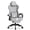 LW610-Grey/White, variant on SOONTRANS Fabric Gaming Chair with Pocket Spring Cushion, 20" Wide Game Gamer Chairs Seat, Ergonomic Computer Chair with Adjustable Headrest, Lumbar Pillow, Footrest Reclining for Adults, Grey/White