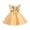 A-Yellow108, variant on Bobifish Toddler Girls Dress Elegant Sleeveless V Neck Ruffle Sleeve Flower Decor Puff Tulle Tutu Dress Party Kids Girls Dresss