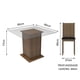 thumbnail image 3 of Juego de Comedor Madesa Maya con Mesa y 4 Sillas de Vidrio Beige Rustic, 3 of 5