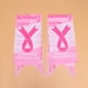 thumbnail image 2 of 2 banderines colgantes con cinta rosa para concienciar sobre la salud de la mujer y el cáncer de mama., 2 of 6