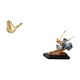 thumbnail image 5 of Figura de pájaros,Figura de pájaro dorado,decoración del hogar,estatua de animal,Estatuas decorativas de pájaros pequeños como accesorios de exhibición,estatua de bailarina de, 5 of 8