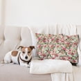 thumbnail image 4 of Ambesonne Floral Throw Pillow Cover 2 Pack, Roses Berries Bouquet Art, 20", Green Pink, 4 of 7
