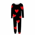thumbnail image 5 of talentlend Plus Size Pajama for Womens Sets 2 Pieces Long Sleeve and Pants Pajamas Lounge Sleepwear Valentine's Day Pjs XL-5XL, 5 of 6