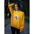thumbnail image 2 of Abstract World Rave Style Sweatshirt Women -Image by Shutterstock, Female Large, 2 of 4