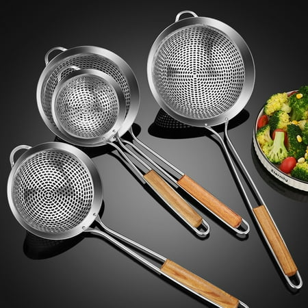 

Archer Food Filter Sieve Portable Lightweight Anti-rust Strainer Stainless Steel Mesh Colander Food Filter Sieve for Home