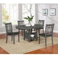 thumbnail image 2 of Lavon 5-piece Oval Extension Leaf Dining Set Medium Grey, 2 of 15