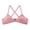 C, variant on Women's Ribbed Cotton Wirefree Yoga Bra Unlined V Neck Triangular Cups Crosses Back Design Bralette For Gym Workouts