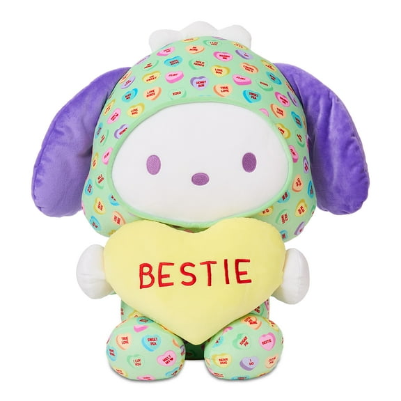 Extra Large 20" Sanrio Pochacco™ Plush in Sweethearts Candy Onesie