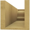 thumbnail image 4 of Ekena Millwork 6"W x 6"H x 24"L Newport Woodgrain TimberThane Rafter Tail, Primed Tan, 4 of 6