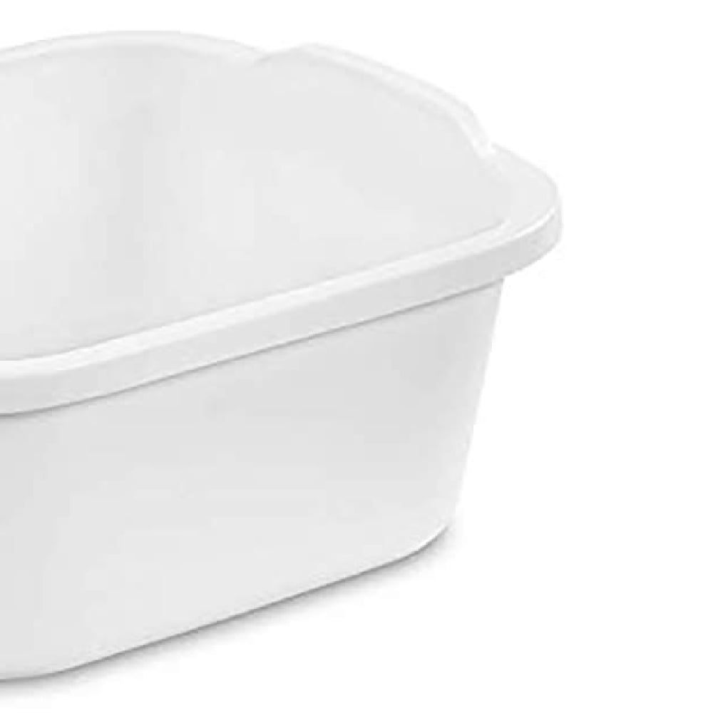 Sterilite 06578012 12-Quart Dish Pan, White, 12-Pack– Wholesale Home