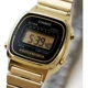 thumbnail image 3 of Reloj Casio Vintage Digital para mujer, color dorado, LA670wga, fondo negro, 3 of 6