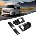 thumbnail image 1 of Car Decoration Accessory  Interior Door Handle  Carbon Fiber Interior Handle Trims 4Pcs/Set Interior Door Handle Trims Carbon Fiber Cover Car Accessory Fit For  HiAce 2019, 1 of 8