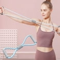 thumbnail image 6 of Figure 8 Resistance Band Yoga Pulling Rope with Handles Arm Back Shoulder Stretch Bands Exercise Equipment for Home Workout Physical Therapy Strength Training Chest Leg Fitness, 6 of 6