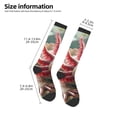 thumbnail image 2 of Naloa Colorful Axolotl Underwater Knee Socks, High Socks Long Stretchy Sock Women Knee High Stocking, Long Socks for Women, 2 of 6