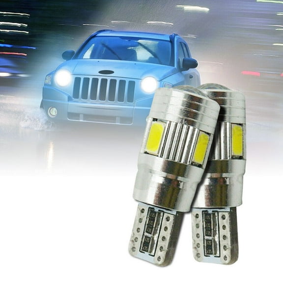 2x T10 194 W5W Ice Blue LED Bulb 8000k Parking Light Car Lamps For Audi New