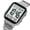 Silver and White, variant on BIMZUC Digital Watch for Men Women, 30M Waterproof Wristwatches with Backlight Chronograph Alarm, 9.05 inches / 23 cm Stainless Steel Band, Black