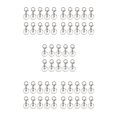 thumbnail image 3 of ZheElen 10pack/lot Metal Key Chain Snap Hooks - Accessories For Personalized Keychain Is Low WhiteK lobster +spla 5Set, 3 of 6