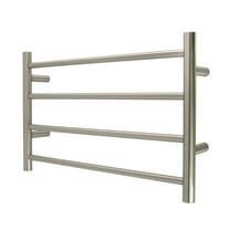 Kingston Brass DTM24164BN Gallant 24" x 16" Stainless Steel Wall Mount 4-Tier Towel Rack, Brushed Nickel