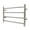 Nickel, variant on Kingston Brass DTM24164BB Gallant 24" x 16" Stainless Steel Wall Mount 4-Tier Towel Rack, Brushed Brass