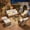 Gray, Gray Wicker, variant on Vcatnet 6 Pieces Outdoor Patio Furniture Wicker High-Back Conversation Set with Swivel Rocking Chairs and Ottoman, Gray