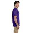 thumbnail image 4 of Hanes ComfortBlend EcoSmart T-Shirt à Col Ras du Cou pour Hommes, TG, Violet, 4 of 5