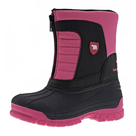 arcticshield women's waterproof insulated memory foam fur snow boots