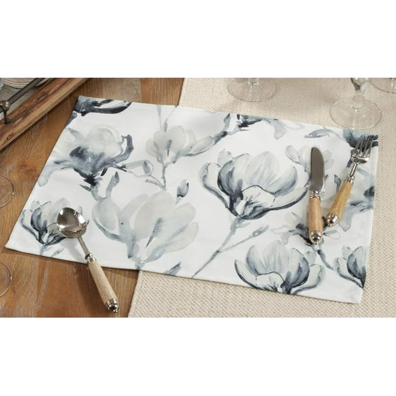 Fennco Styles Lush Watercolor Floral Table Linens