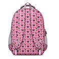 thumbnail image 3 of Pink Pug Puppies Backpack for School,Cute School Bag,Schoolbag with Adjustable Shoulder Straps & Padded Back,16.9 Inch, 3 of 5