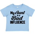 thumbnail image 3 of Inktastic My Aunt is a Bad Influence Boys or Girls Toddler T-Shirt, 3 of 5