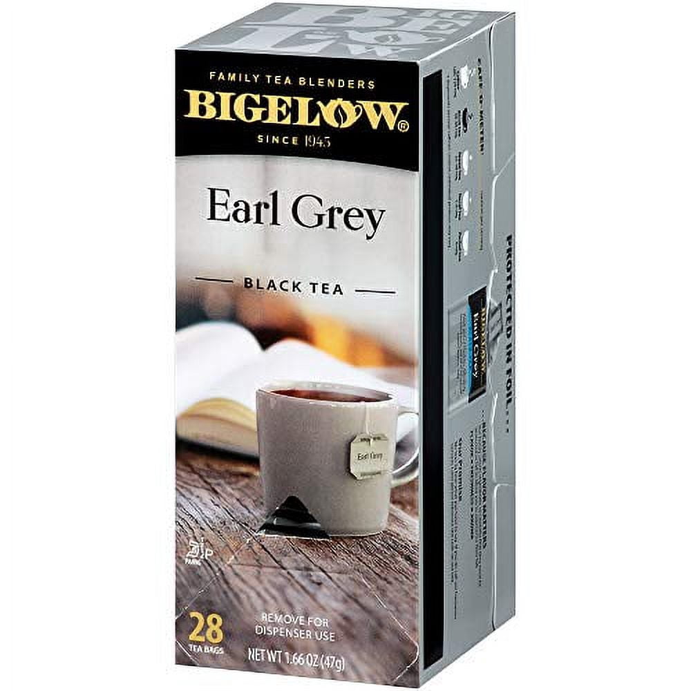 Bigelow Earl Grey Tea Bags 28-Count Box (Pack of 3) Black Tea Bags with Oil of Bergamot All Natural Gluten Free Rich in Antioxidants