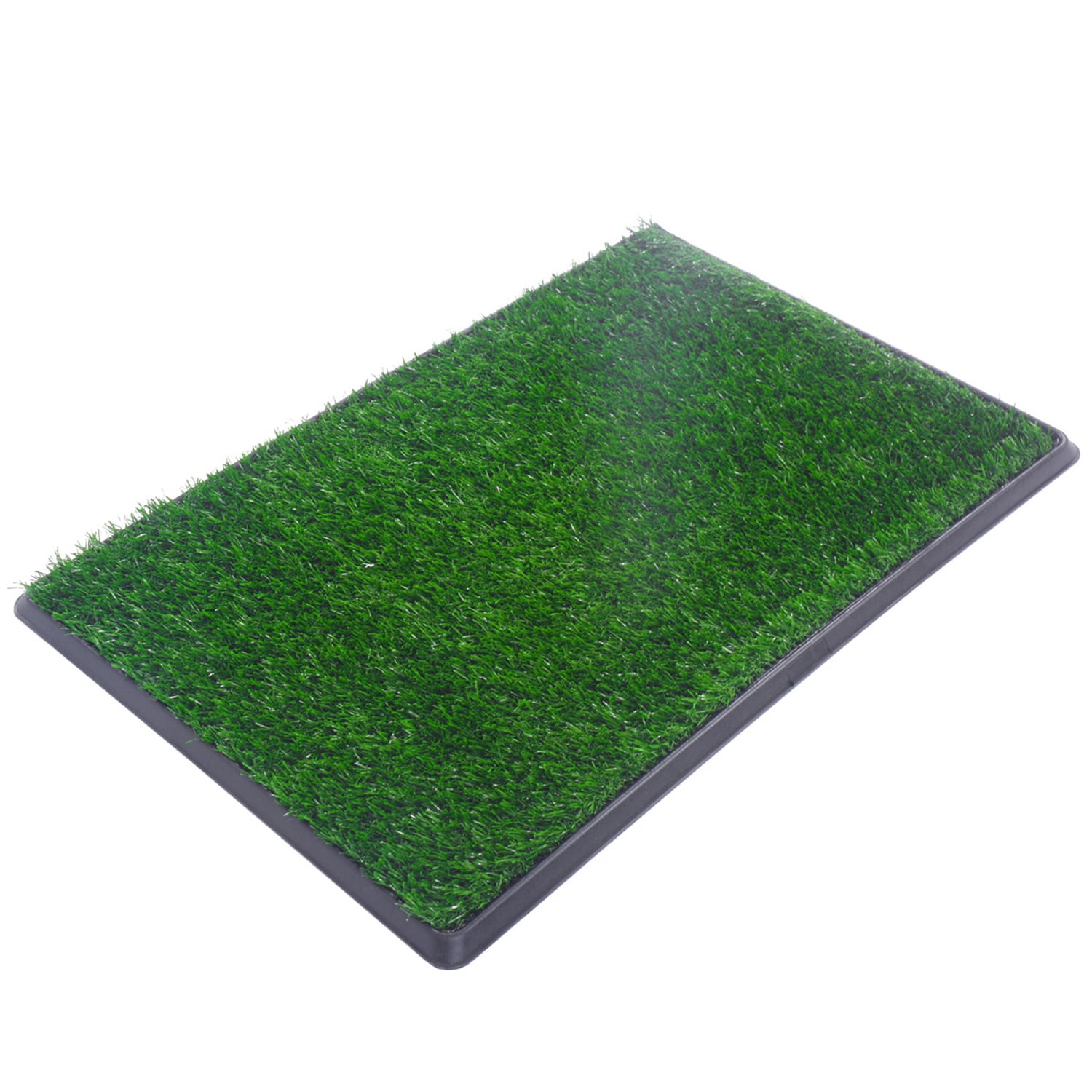Pefilos 30" Dog Grass Puppy Pee Pad Reusable 3-Layer Training Potty Pad with Tray, Small Pet Toilet for Dog Housebreaking Supplies, Green Pefilos 30" Dog Grass Puppy Pee Pad Reusable 3-Layer Training Potty Pad with Tray, Small Pet Toilet for Dog Housebreaking Supplies, Green