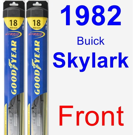 1982 Buick Skylark Brake - 1982 Buick Skylark Wiper Blade Set/Kit (Front) (2 Blades) - Hybrid