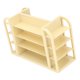 thumbnail image 1 of Estantes De Plástico En Miniatura Para Casa De Muñecas, Escala Realista 1:12, Decoración De Bricolaje, Muebles De Utilería, Mini Estante Con Alcance Adecuado Para Decoración, 1 of 7