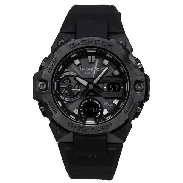 Casio G-Shock G-Steel Black Mobile Link Analog Digital Tough Solar GST-B400BB-1A 200M Men's Watch