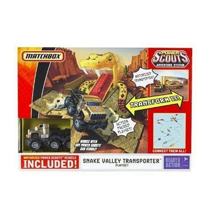 Matchbox Snake Valley Transporter Power Scouts Playset