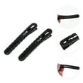 thumbnail image 3 of Unique Bargains 1 Pair Fashion Wave Ellipse Hair Clips Hairdo Clip Black, 3 of 5
