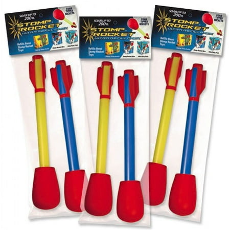 Stomp Rocket Refill - Stomp Rocket Ultra Refills - Set of 3