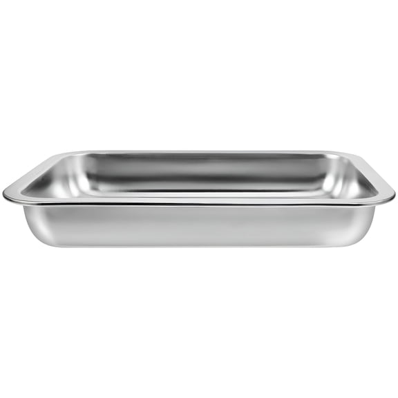 ACDANC Low Entry Stainless Steel Litter Box Small Cat Litter Box Open Kitten Litter Box