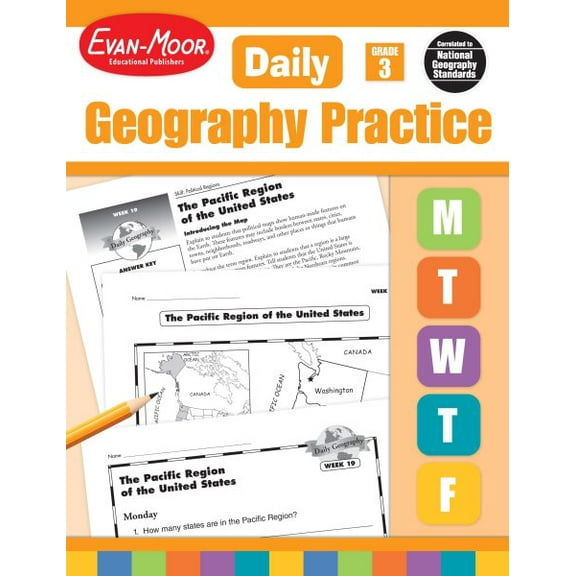 Pre-Owned Daily Geography Practice Grade 3: EMC 3712 (Paperback) 1557999724 9781557999726