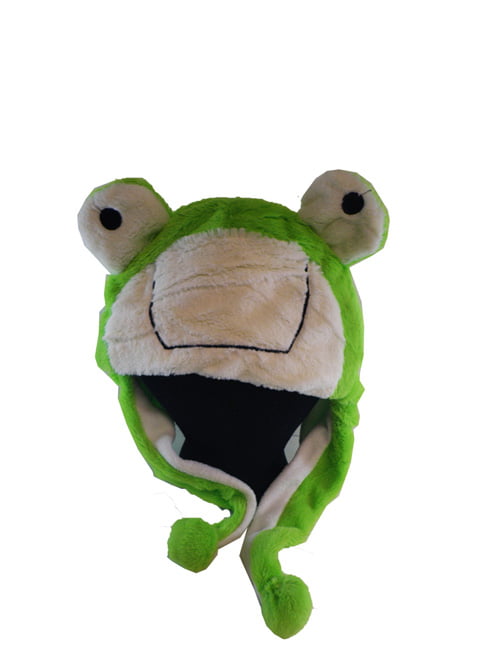Frog Plush Animal Hat with Ear Flaps BGHATC1040 