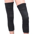 thumbnail image 2 of 1 Pair Breathable Wool Winter Knee Warmer Unisex Thicken Elastic Knee Brace Knee Pad Knees Sleeves (Dark Grey, Random Color of Inner), 2 of 9