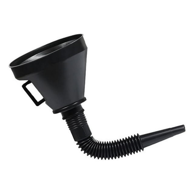 relayinert Motorcycle Flexible Gooseneck Portable Oil Funnel Scooter Fuel Filling Hoppers with Filter Automobile Accessories Only One 1Set