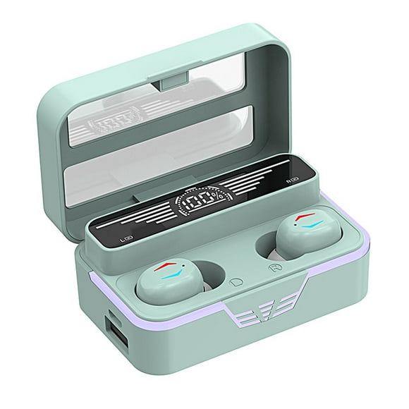 COM1950s Haut-Parleurs Bluetooth Sans Fil, Écouteurs Sans Fil Bluetooth, Écouteurs Bluetooth Appel Clair Écouteurs Sans Fil Résistants à la Sueur par-Dessus l'Oreille pour Sports Course Entraînement Jeu