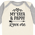 thumbnail image 4 of Inktastic My Yaya and Papou Love Me Girls Long Sleeve Baby Bodysuit, 4 of 5